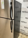 Frigidaire Used Refrigerator Top and Bottom 29x64 1/2” (Stainless Steel) 