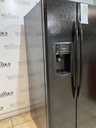 Ge Used Refrigerator Side by Side 36x69 (Black) 
