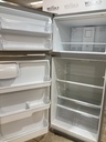 Frigidaire Used Refrigerator Top and Bottom 30x65 1/2” (Stainless Steel) 