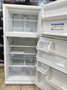 Whirlpool Used Refrigerator Top and Bottom 30x65 1/2” (White) 