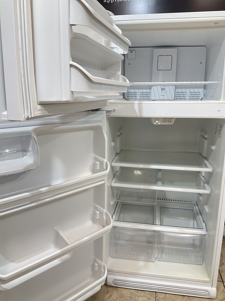Frigidaire Used Refrigerator Top and Bottom 30x65 1/2” (White) 