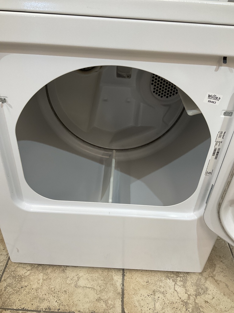 Whirlpool Used Electric Dryer 220volts (30 AMP) 29inches {3 prong} (white) 