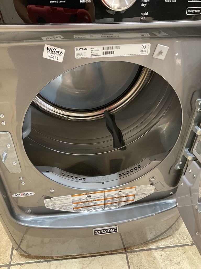 Maytag Used Electric Dryer 220volts (30 AMP) 27inches {4 prong} (Grey) 