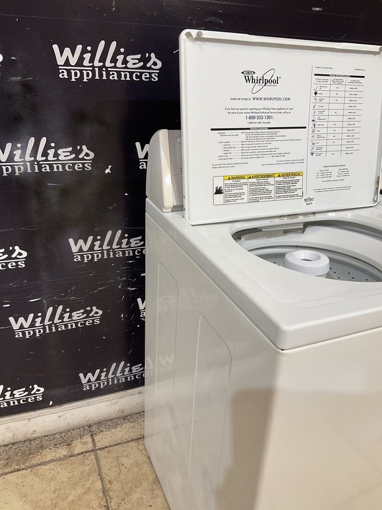 Whirlpool Used Washer Top-load 27inches (White) 