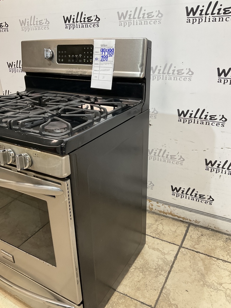 Frigidaire Used Natural Gas Stove 30inches (Stainless Steel) 