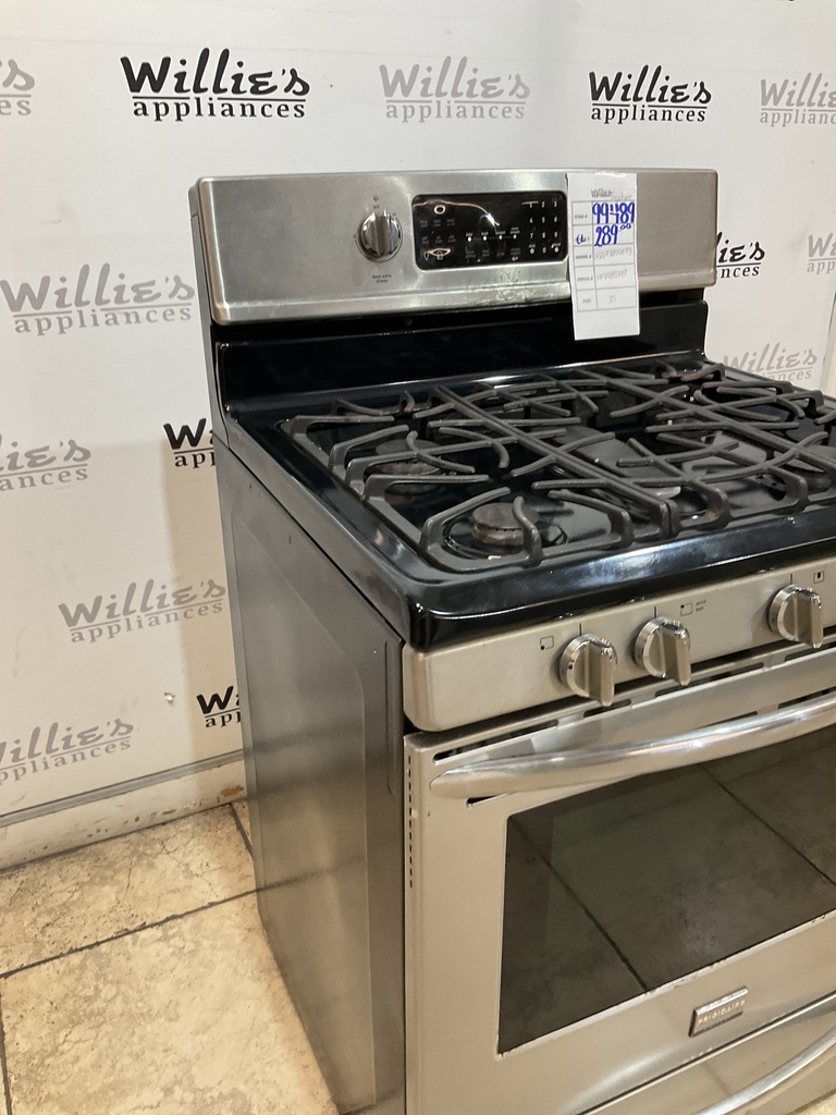 Frigidaire Used Natural Gas Stove 30inches (Stainless Steel) 