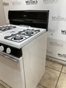 Hotpoint Used Natural Gas Stove 30inches (White/Black) 
