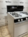 Hotpoint Used Natural Gas Stove 30inches (White/Black) 