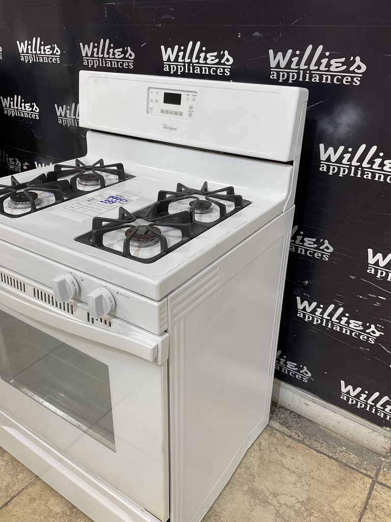 Whirlpool Used Natural Gas Stove 30inches  (white) 