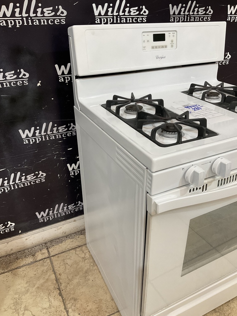 Whirlpool Used Natural Gas Stove 30inches  (white) 