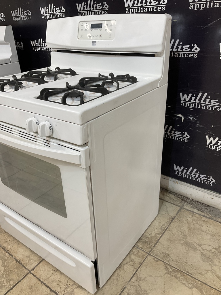 Kenmore Used Natural Gas Stove 30inches (White) 