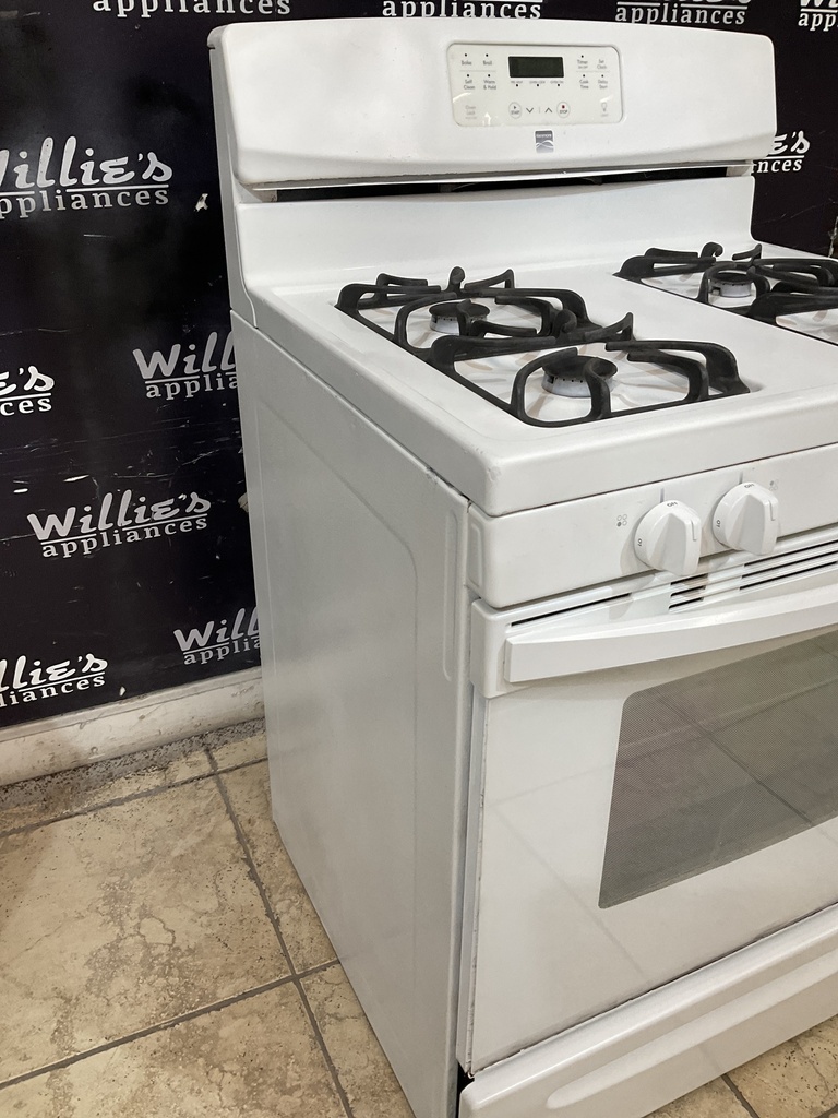Kenmore Used Natural Gas Stove 30inches (White) 