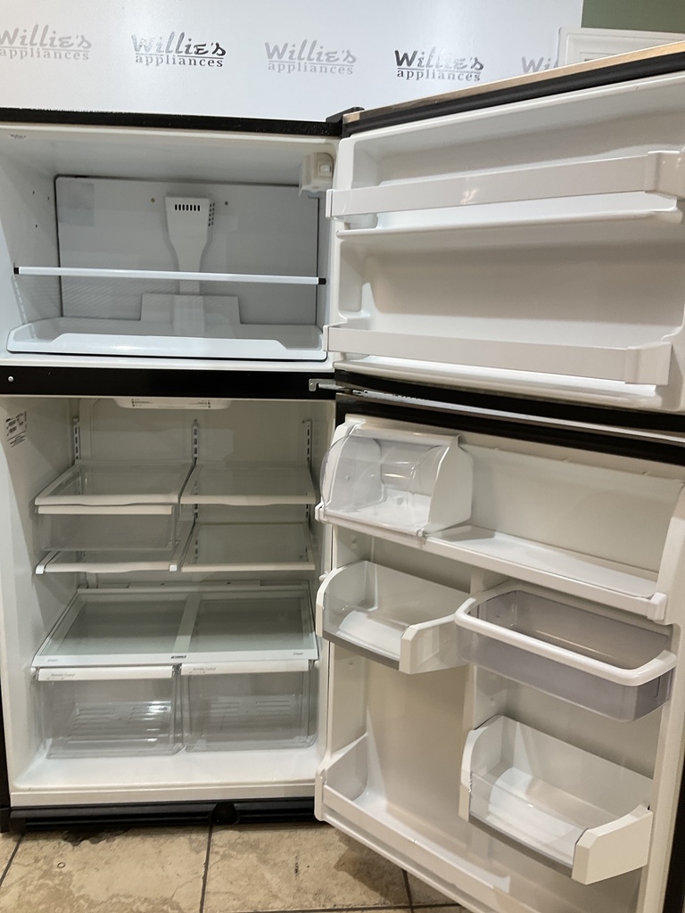 Kenmore Used Refrigerator Top and Bottom 33x65 1/2” (Stainless Steel) 