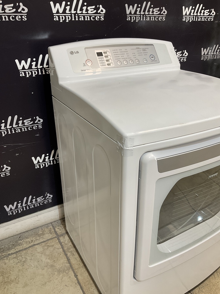 Lg Used Electric Dryer 220volts (30 AMP) 27inches {4 prong} (White) 