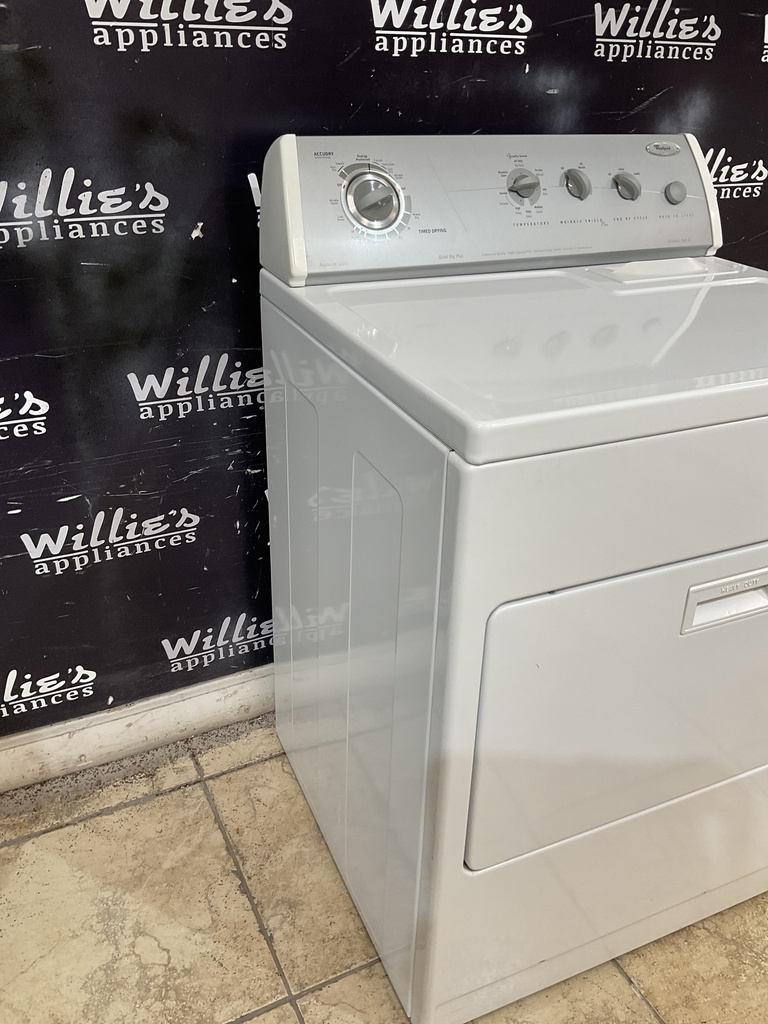 Whirlpool Used Electric Dryer 220volts (30 AMP) 29inches (White) 