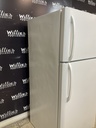 White Westinghouse Used Refrigerator Top and Bottom 30x65 1/2” (White) 