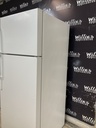 Ge Used Refrigerator Top and Bottom 28x67 (White) 