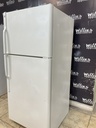 Ge Used Refrigerator Top and Bottom 30x66 (White) 