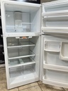 Ge Used Refrigerator Top and Bottom 30x66 (White) 