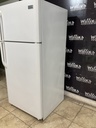 Frigidaire Used Refrigerator Top and Bottom 30x65 1/2” (White) 