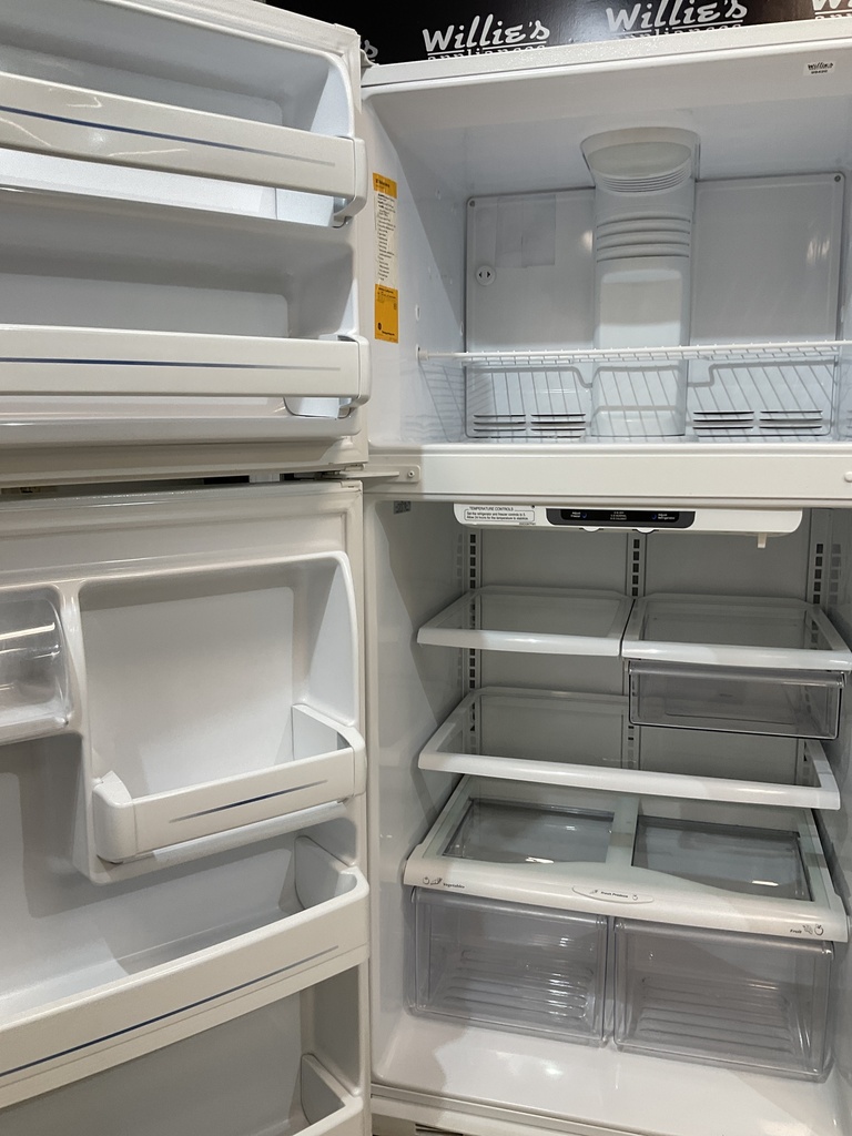 Ge Used Refrigerator Top and Bottom 33x67 (White)