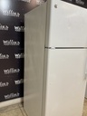 Ge Used Refrigerator Top and Bottom 28x66 1/2” (White) 