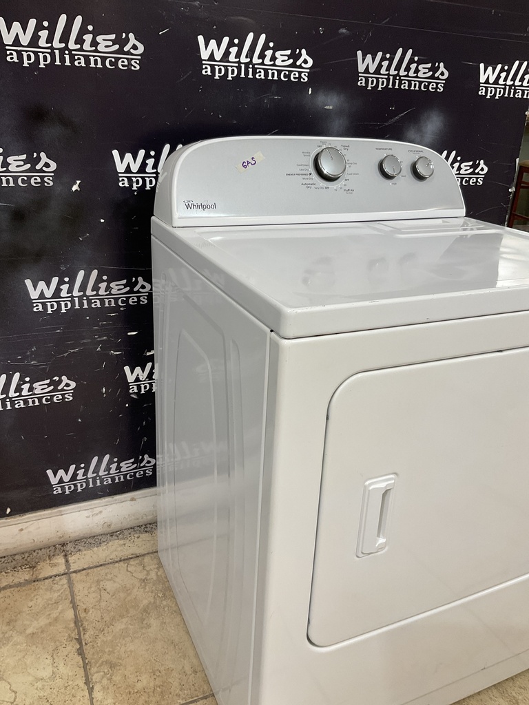 Whirlpool Used Natural Gas Dryer 29inches (white) 