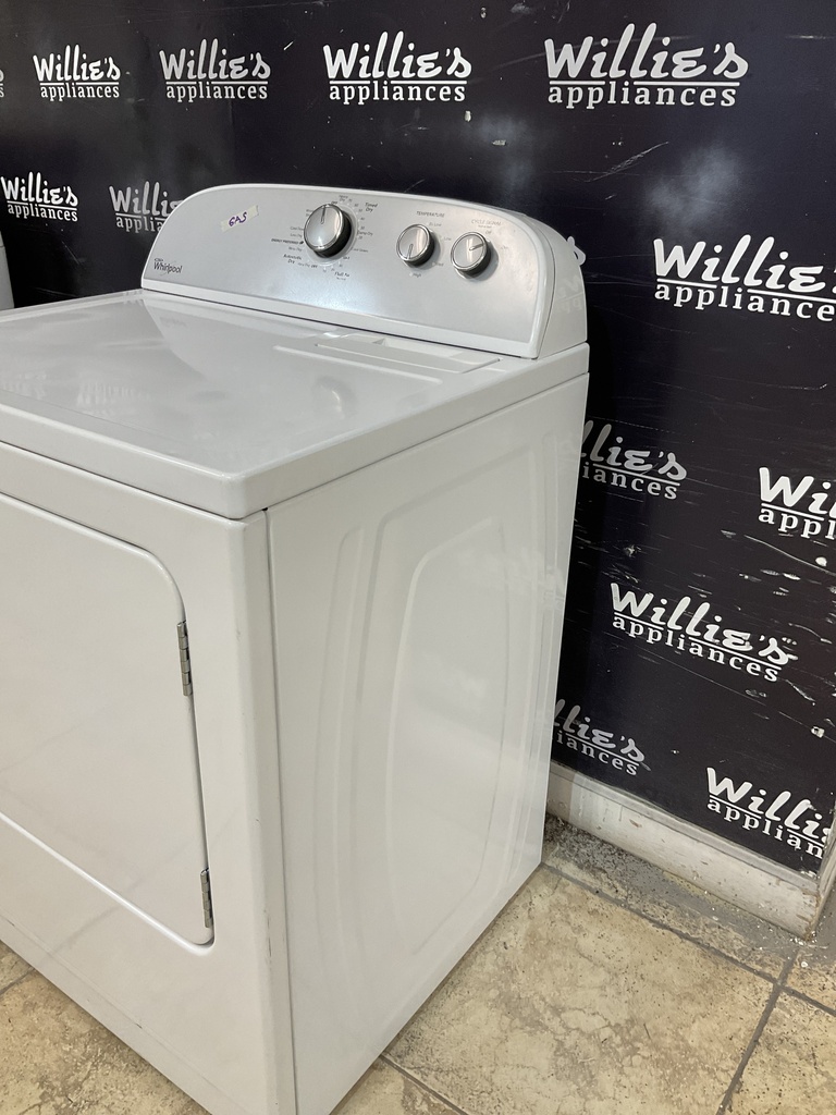 Whirlpool Used Natural Gas Dryer 29inches (white) 