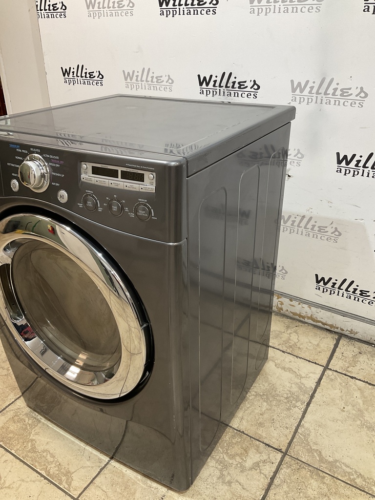 Lg Used Electric Dryer 220volts (30 AMP) 27inches {4 prong} (Grey) 
