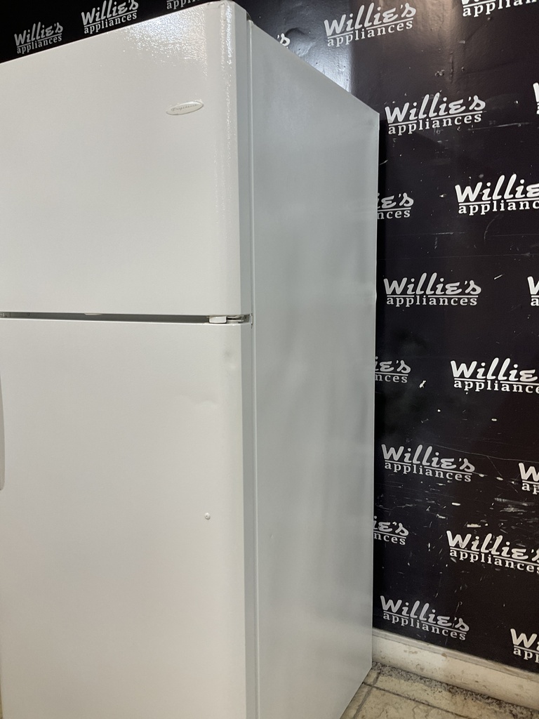 Frigidaire Used Refrigerator Top and Bottom 30x69 (White) 