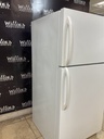 Frigidaire Used Refrigerator Top and Bottom 28x59 1/2” (White) 