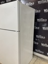 Frigidaire Used Refrigerator Top and Bottom 28x59 1/2” (White) 