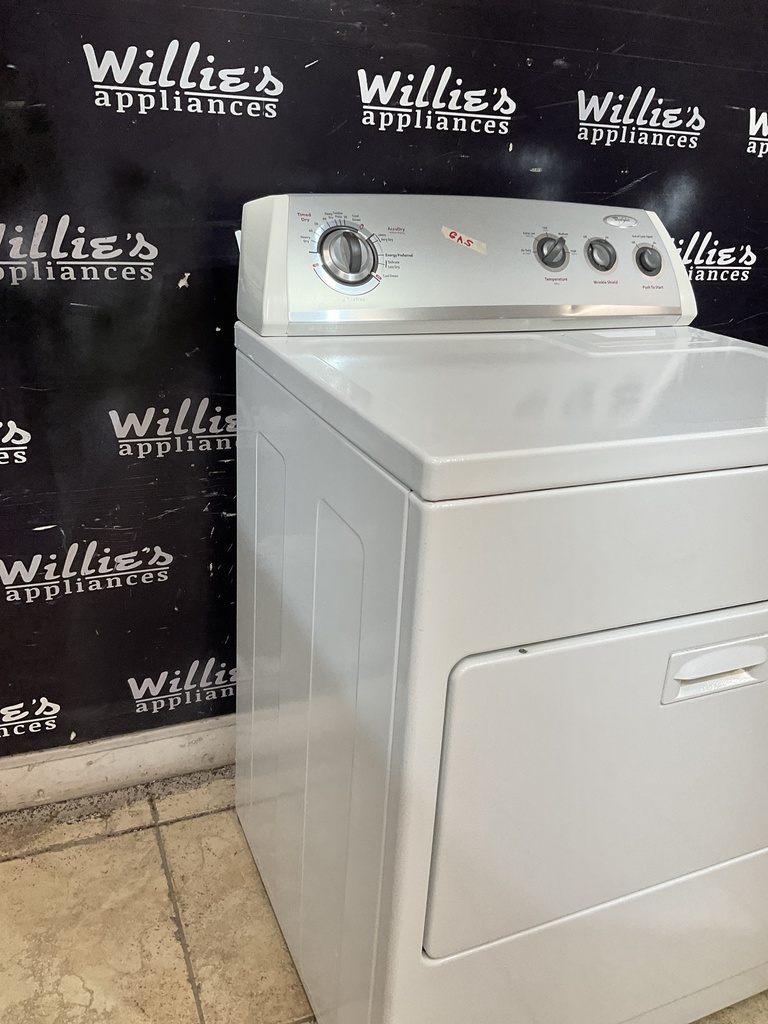 Whirlpool Used Natural Gas Dryer 29inches (White) 