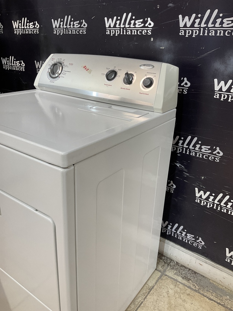 Whirlpool Used Natural Gas Dryer 29inches (White) 
