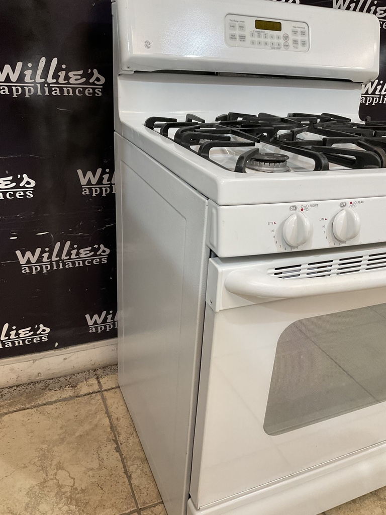 Ge Used Natural Gas Stove 30inches (White) 
