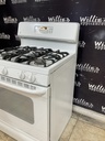 Ge Used Natural Gas Stove 30inches (White) 
