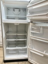 Frigidaire Used Refrigerator Top and Bottom 30x65 1/2” (Stainless Steel) 