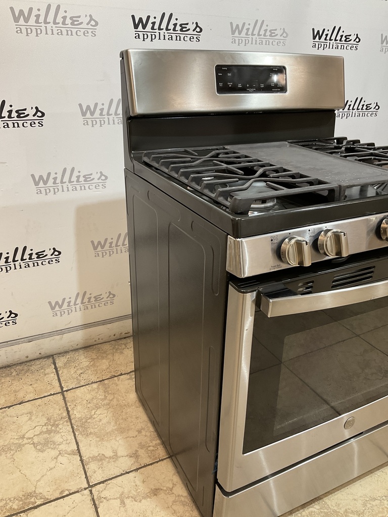 Ge Used Natural Gas Stove 30inches (Stainless Steel) 