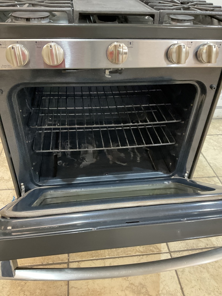 Ge Used Natural Gas Stove 30inches (Stainless Steel) 