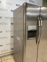 Frigidaire Used Refrigerator Side by Side 36x68 1/2” (Stainless Steel) 