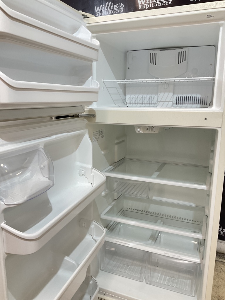Frigidaire Used Refrigerator Top and Bottom 30x66 (Bisque) 