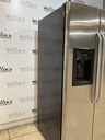 Ge Used Refrigerator Side by Side 36x69 (Stainless Steel) 