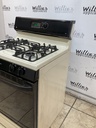 Ge Used Natural Gas Stove 30inches (Bisque/Black) 
