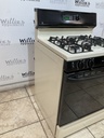 Ge Used Natural Gas Stove 30inches (Bisque/Black) 