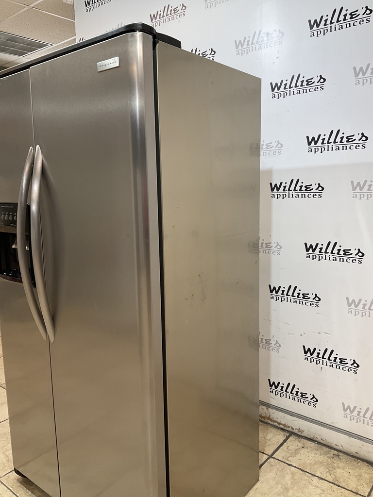 Frigidaire Used Refrigerator Side by Side 36x69 (Stainless Steel) 