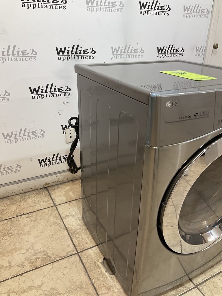 Lg Used Electric Dryer 220volts (30 AMP) 27inches {4 prong} (Grey) 
