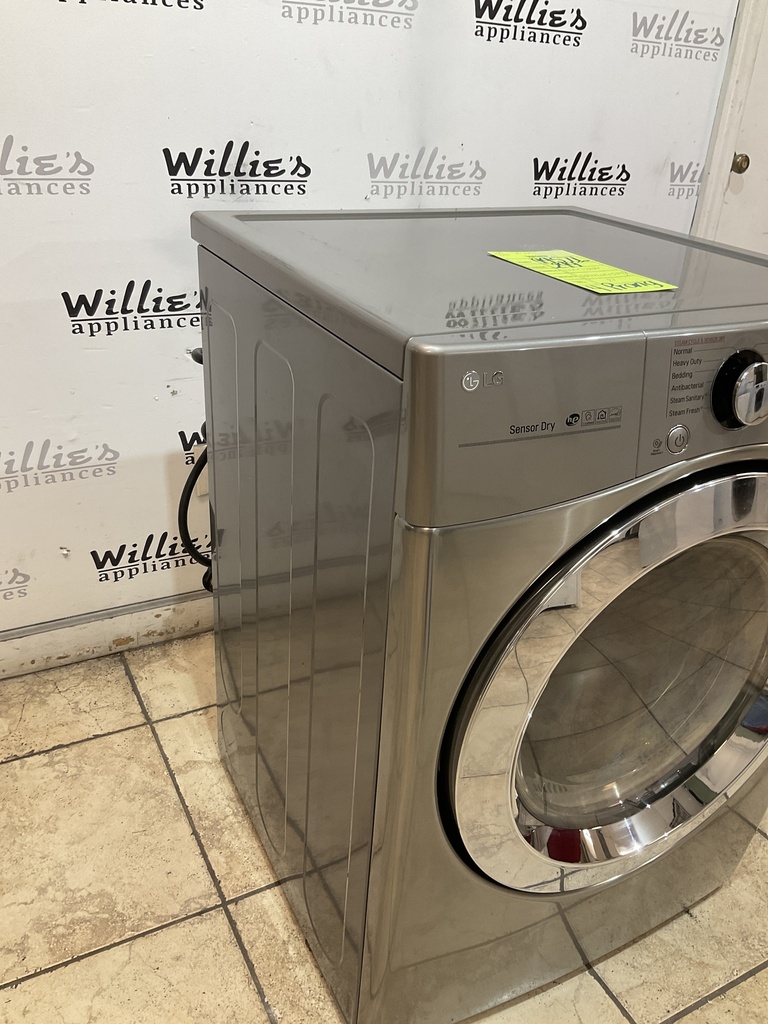 Lg Used Electric Dryer 220volts (30 AMP) 27inches {4 prong} (Grey) 