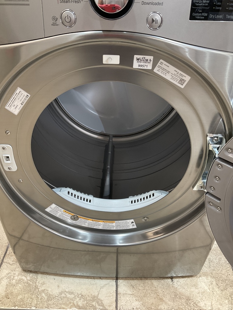 Lg Used Electric Dryer 220volts (30 AMP) 27inches {4 prong} (Grey) 