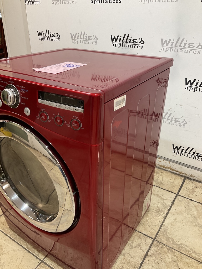 Lg Used Natural Gas Dryer 27inches (Red) 