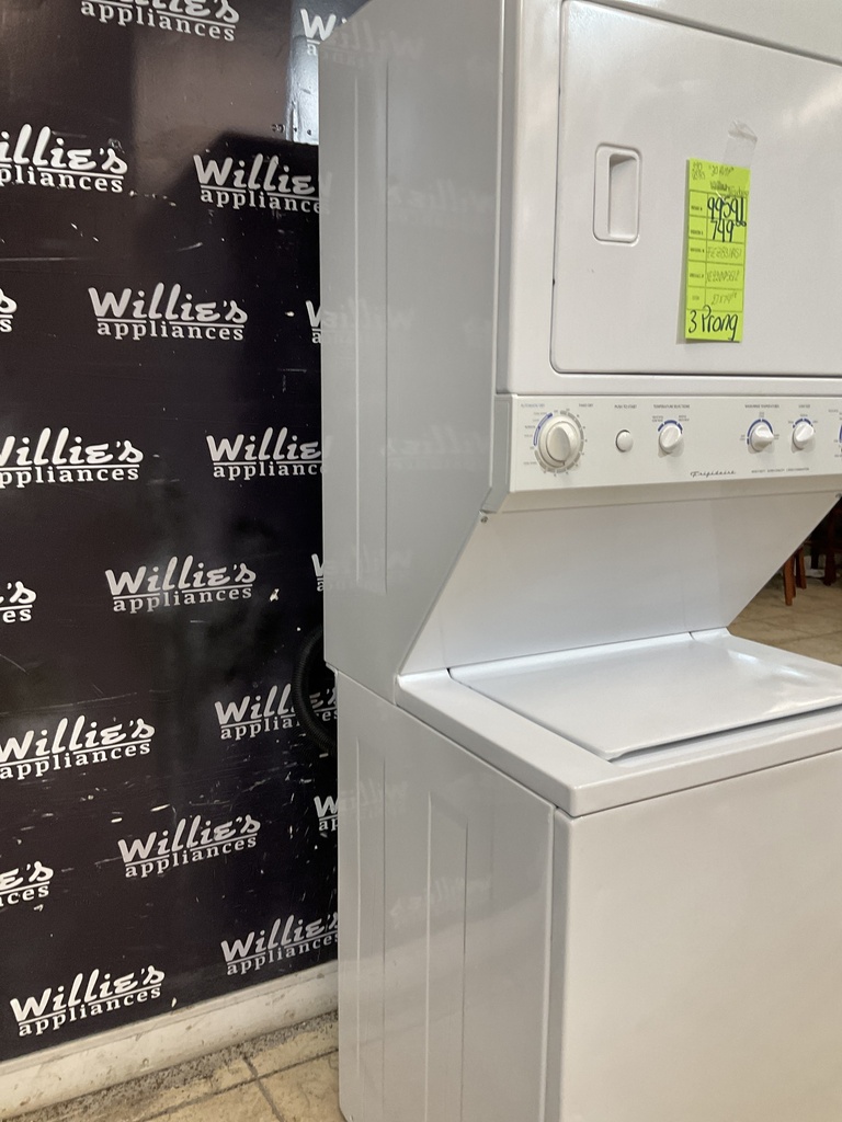 Frigidaire Used Electric Unit Stackable 220volts (30 AMP) 27x74 1/2” {3 prong}  (White) 